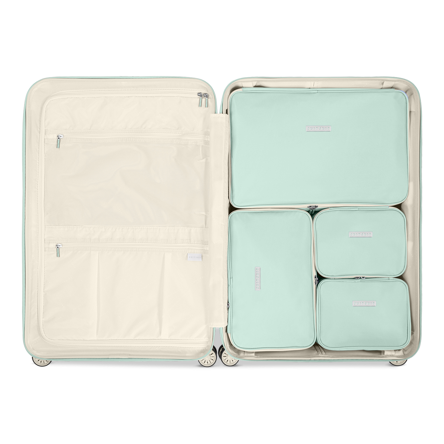 Fabulous Fifties - Luminous Mint - Packing Cube Set (76 cm)
