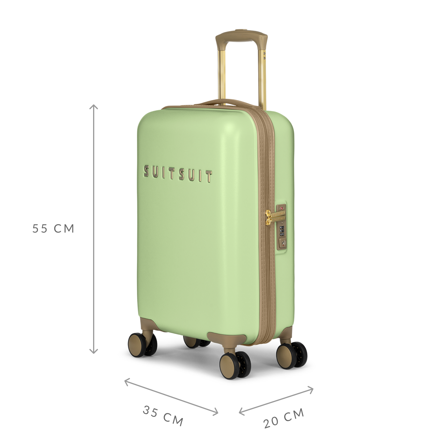 Fusion - Butterfly Green - Carry-on (55 cm)