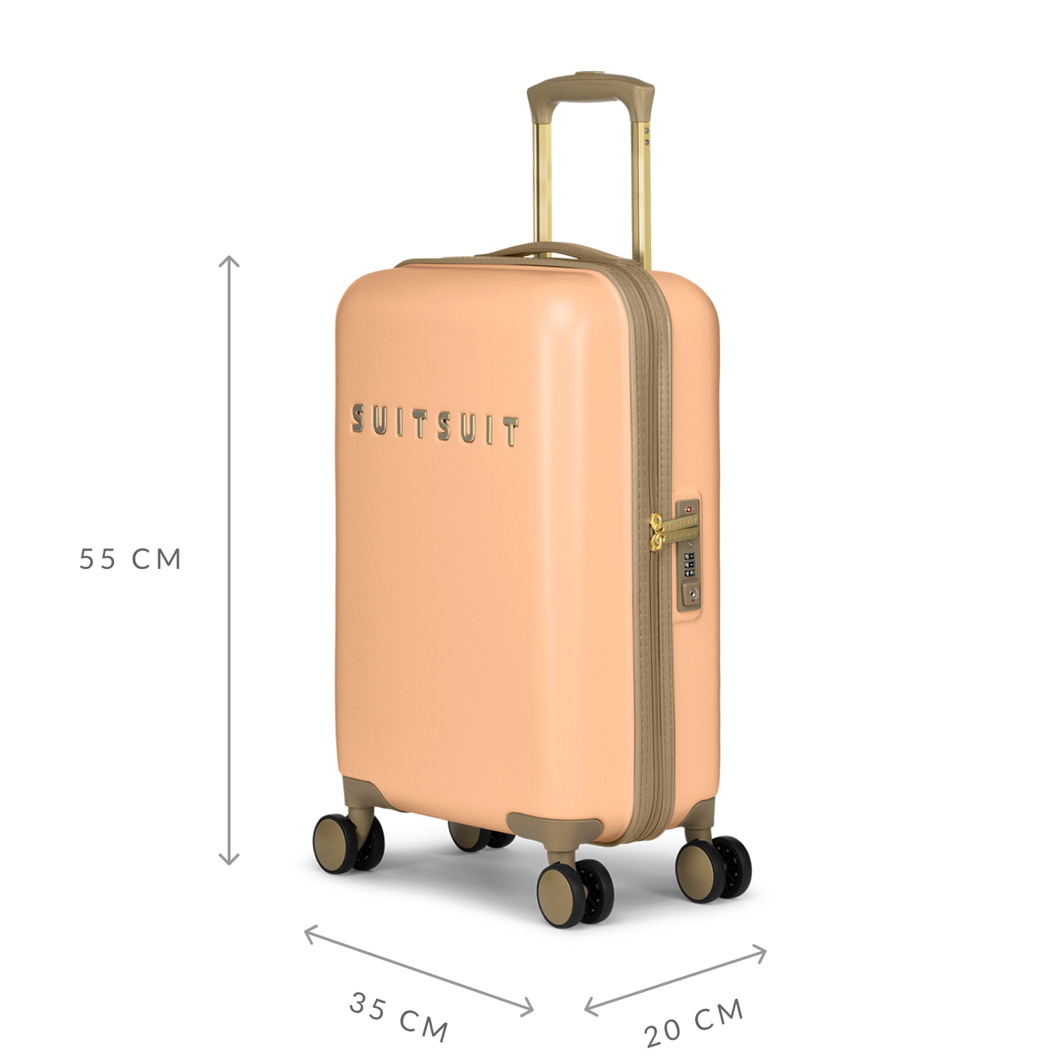 Fusion - Pale Orange - Carry-on (55 cm)