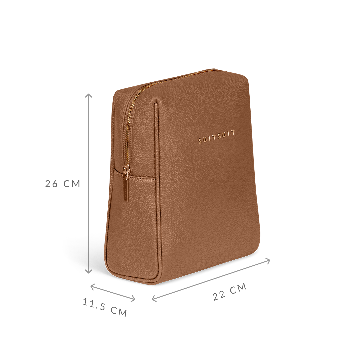 Fab Seventies - Camel - Toiletry Bag Upright XL