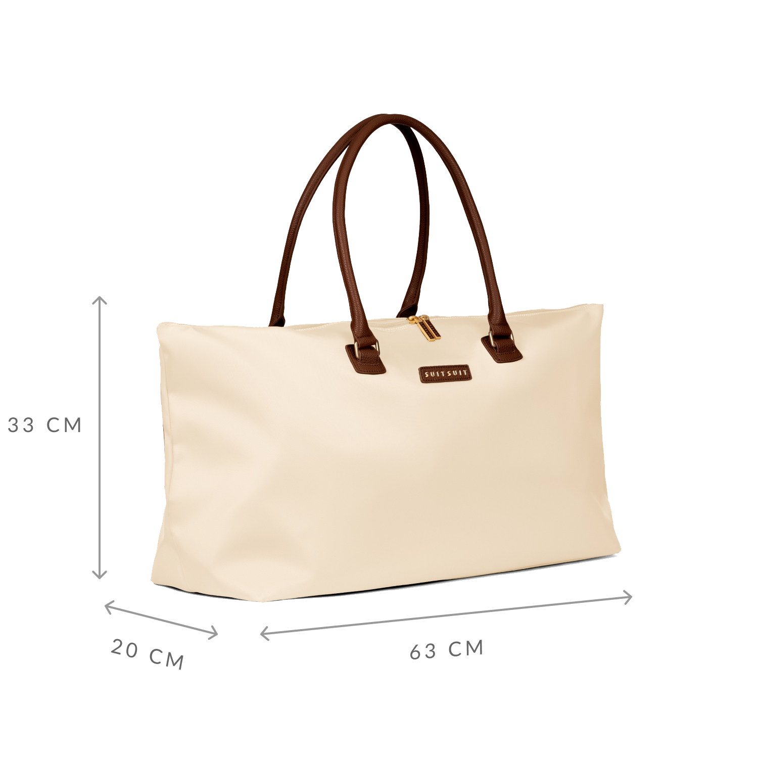 Fab Seventies - Antique White - Travel Tote