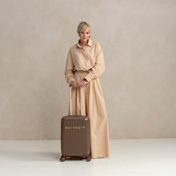 Fab Seventies - Cocoa Brown - Carry-on (55 cm)