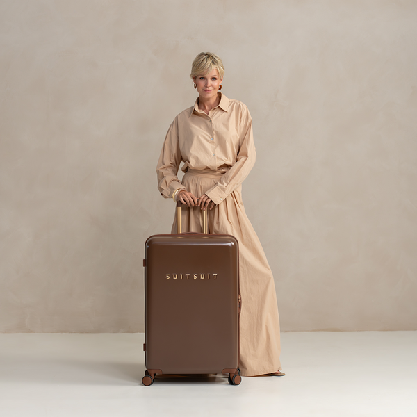 Fab Seventies - Cocoa Brown - Check-in (76 cm)