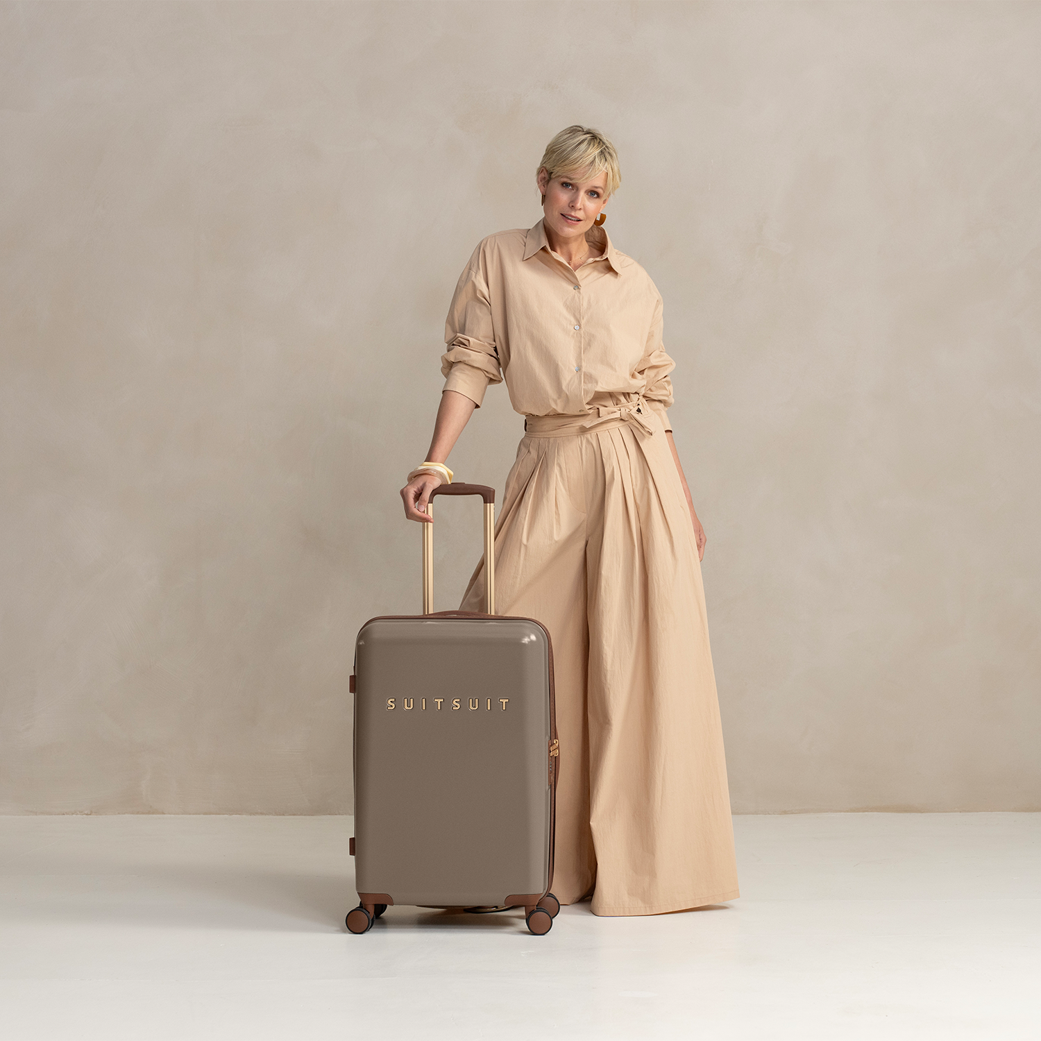 Fab Seventies - Taupe - Check-in (66 cm)