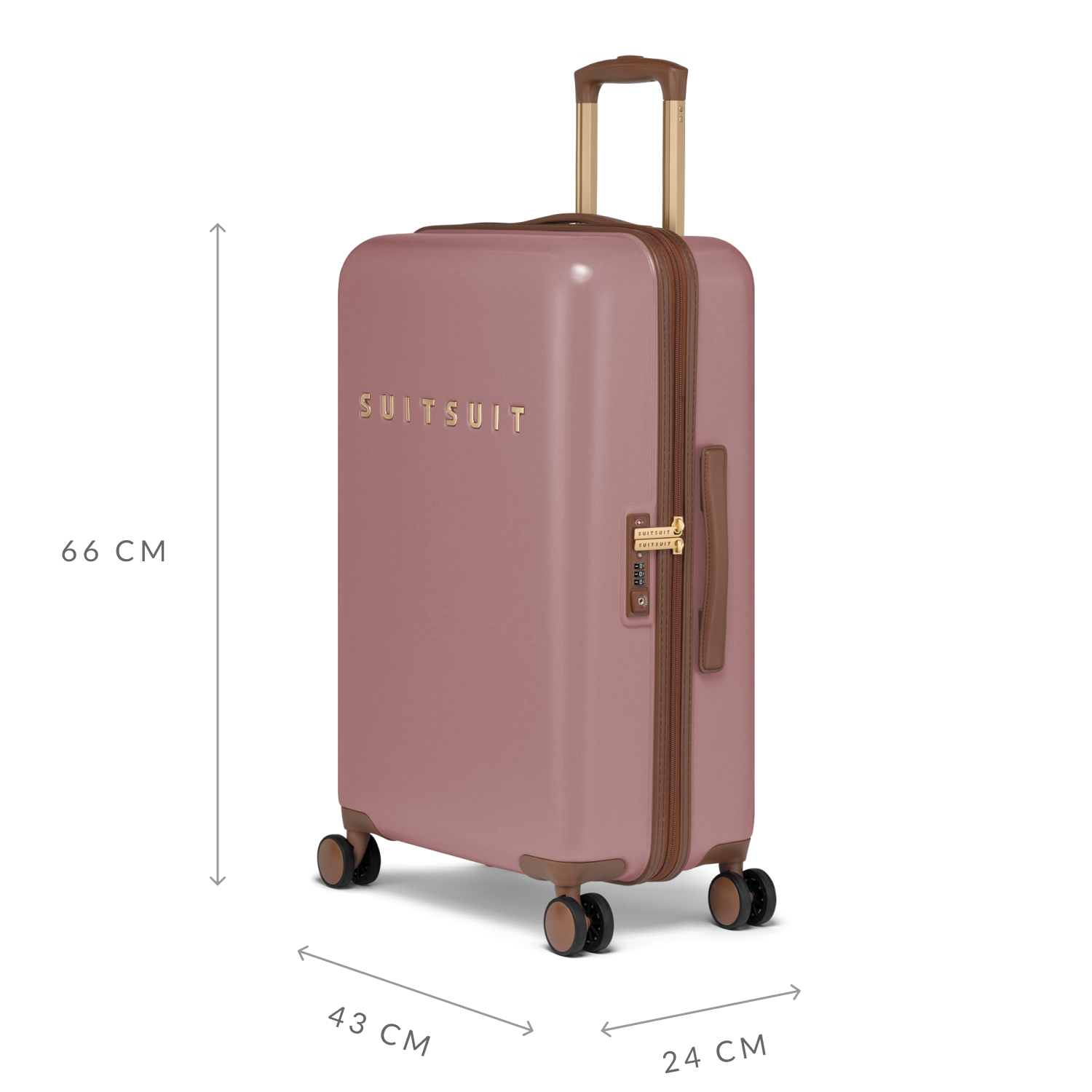 Fab Seventies - Old Rose -  Check-in (66 cm)
