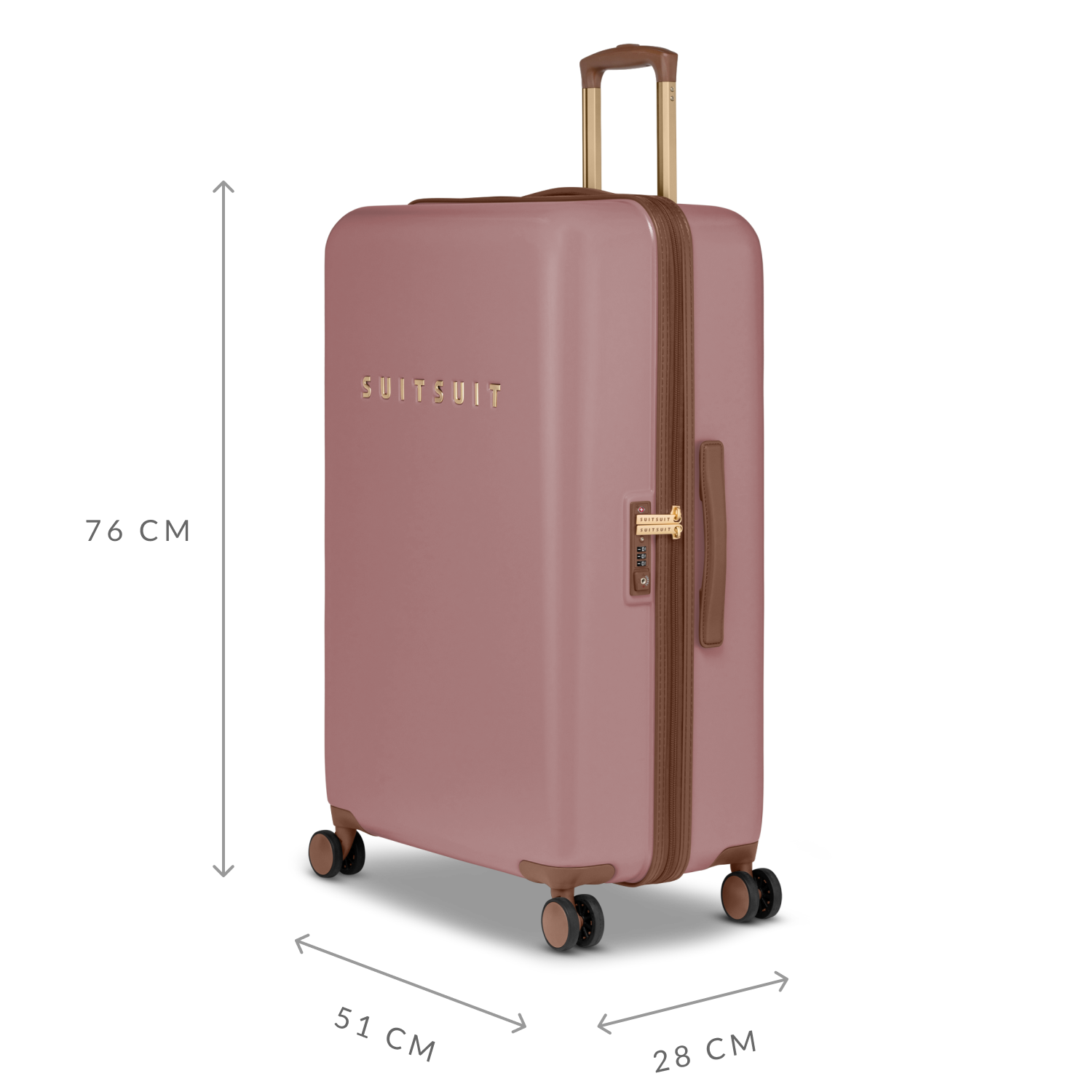Fab Seventies - Old Rose - Check-in (76 cm)