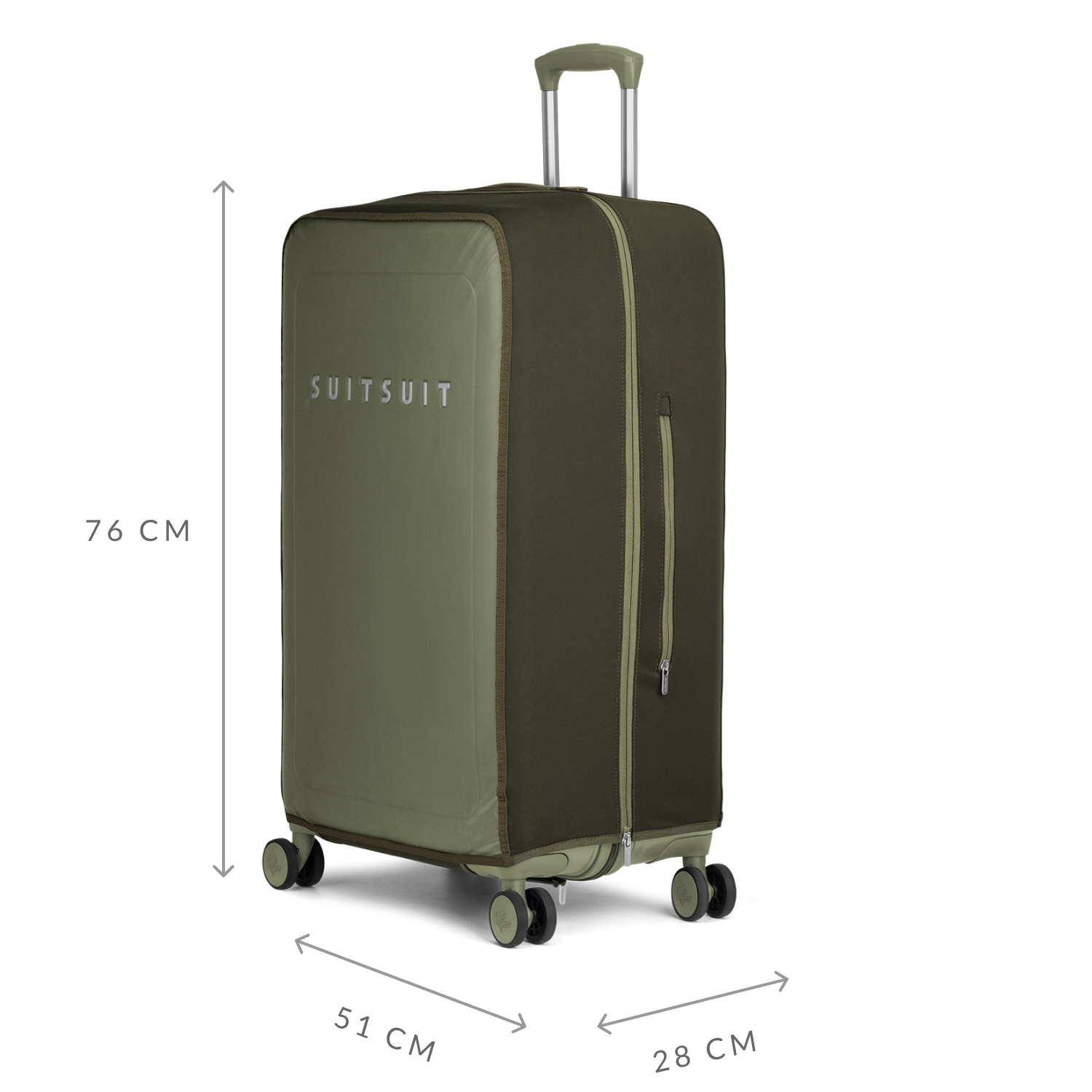 Natura - Four Leaf Clover Green - Protection Cover (76 cm)