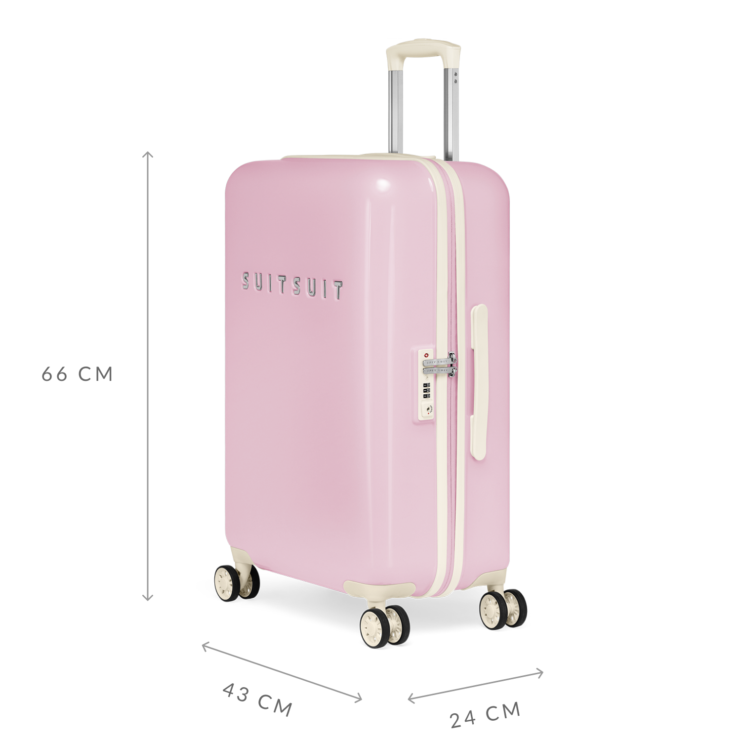 Fabulous Fifties - Pink Dust - Check-in (66 cm)