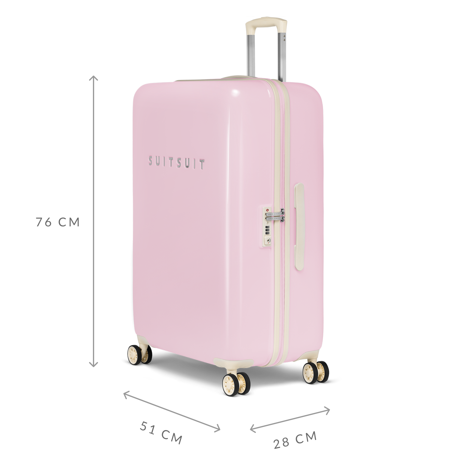 Fabulous Fifties - Pink Dust - Check-in (76 cm)