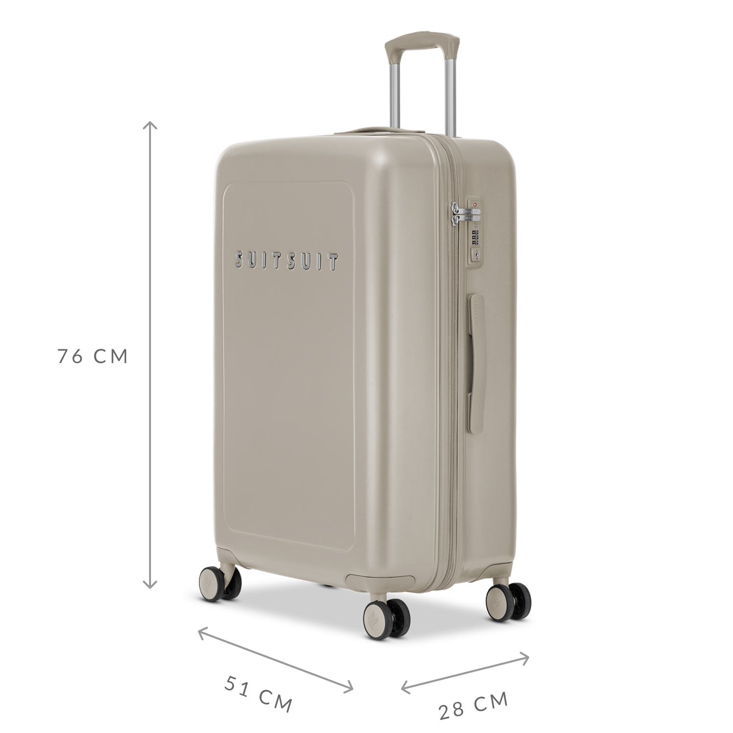 Natura - Bleached Sand - Check-in (76 cm)