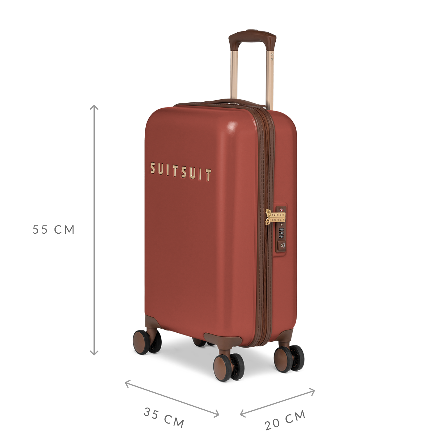 Fab Seventies - Red Ochre - Carry-on (55 cm)