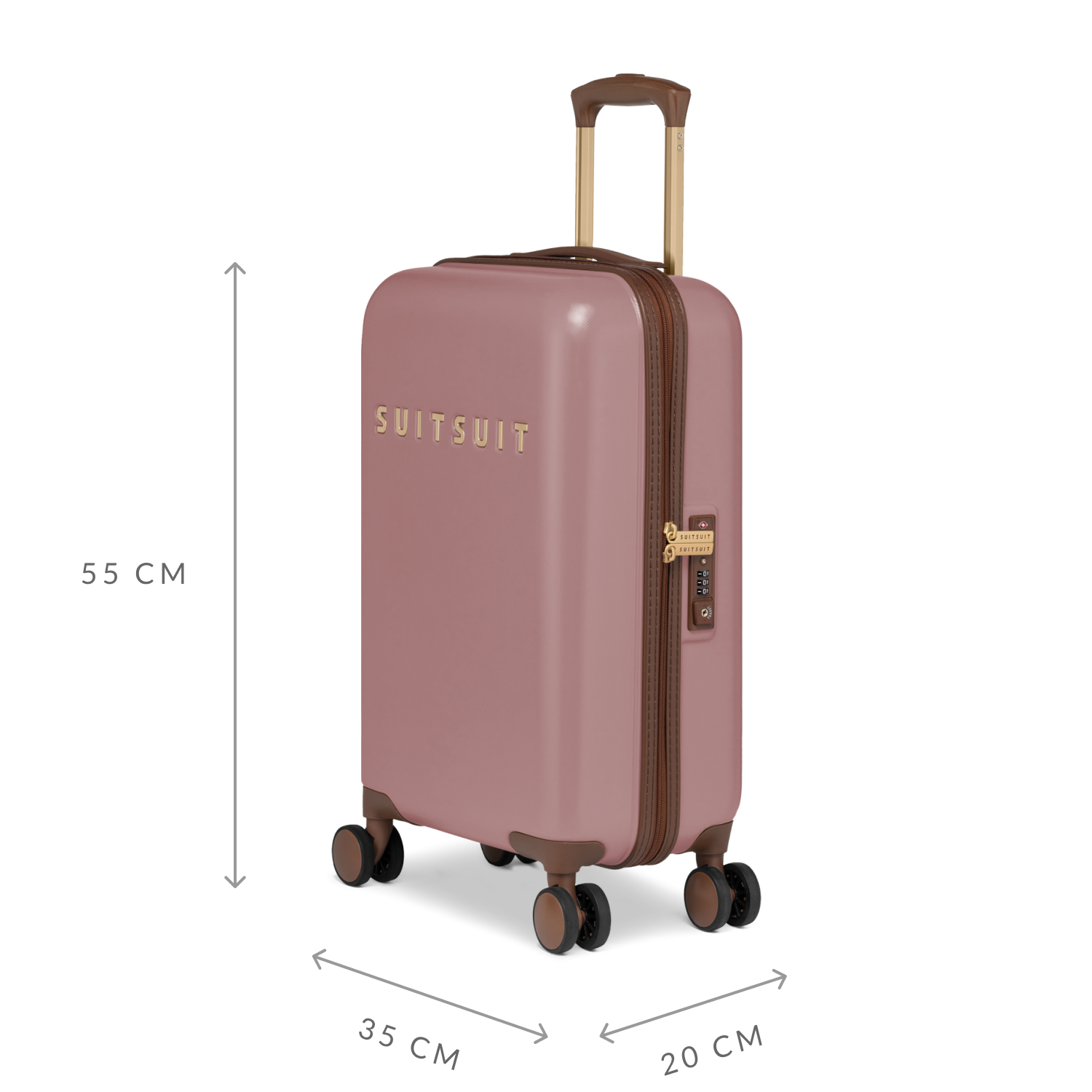 Fab Seventies - Old Rose - Carry-on (55 cm)
