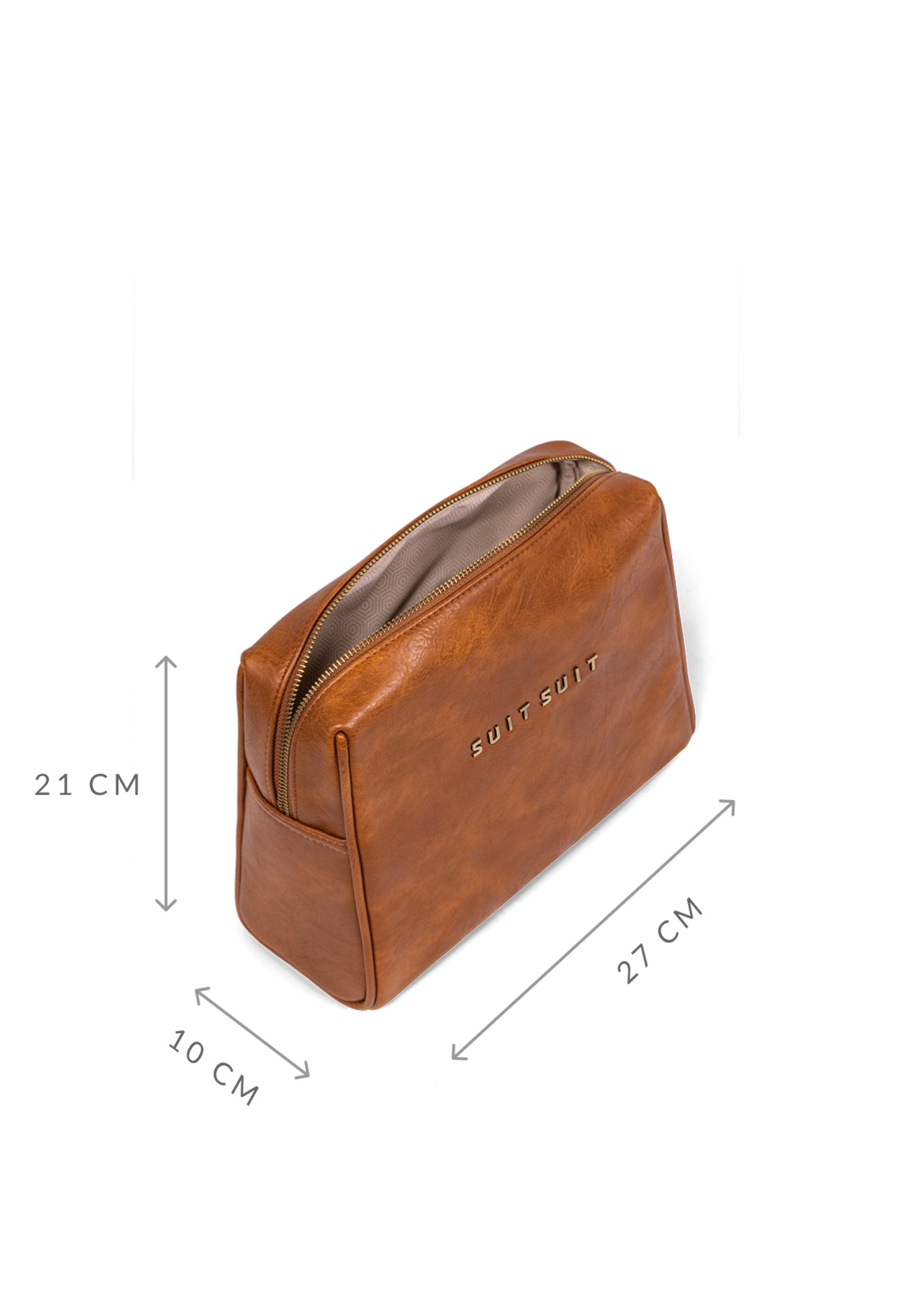 Fab Seventies - Burned Caramel - Toiletry Bag Upright XL