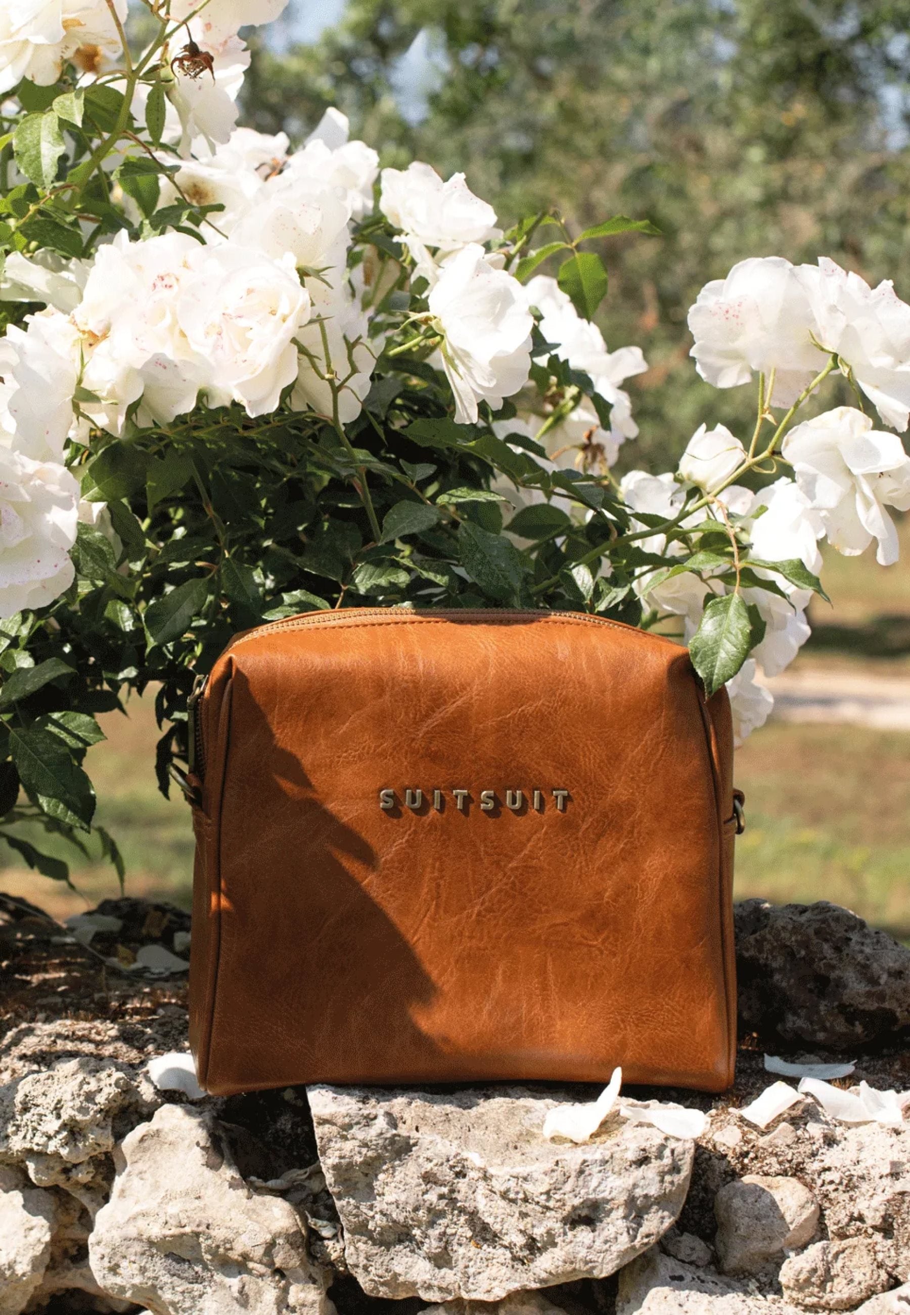 Fab Seventies - Burned Caramel - Toiletry Bag Upright XL
