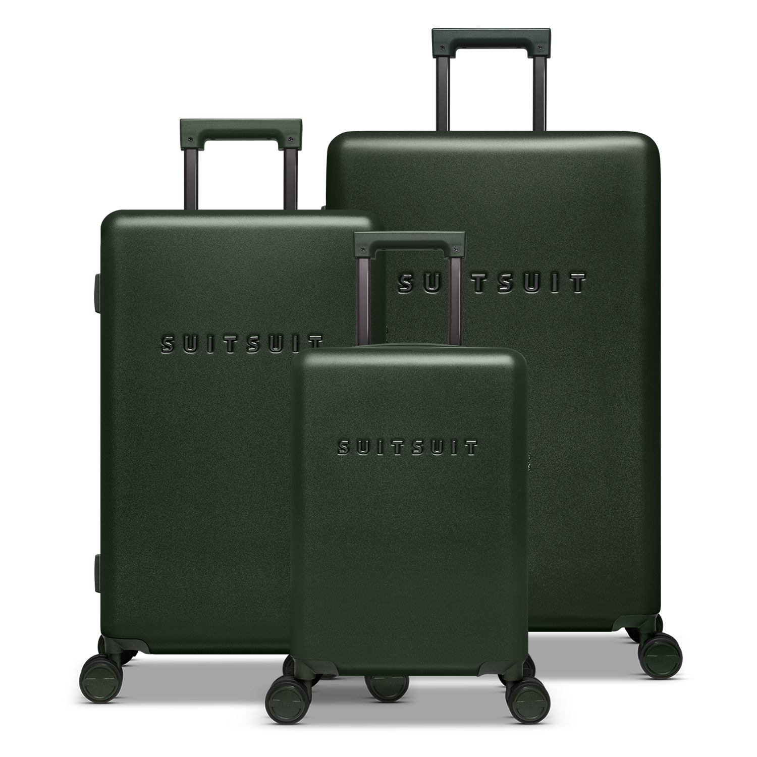 Mystique - Dark Olive - Luggage Set (55/66/76 cm)