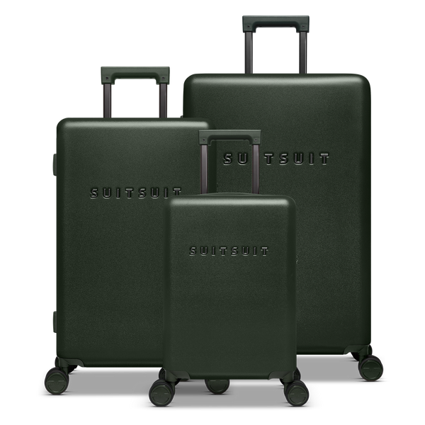 Mystique - Dark Olive - Luggage Set (55/66/76 cm)
