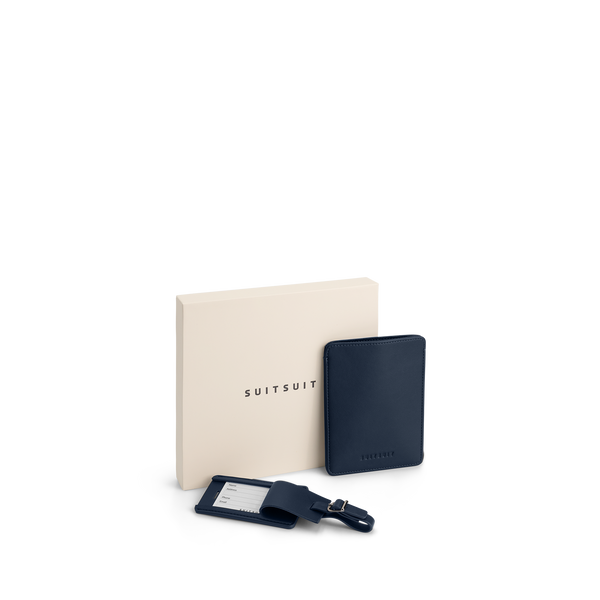 Mystique - Midnight Blue - Passport Sleeve & Luggage Tag Medium