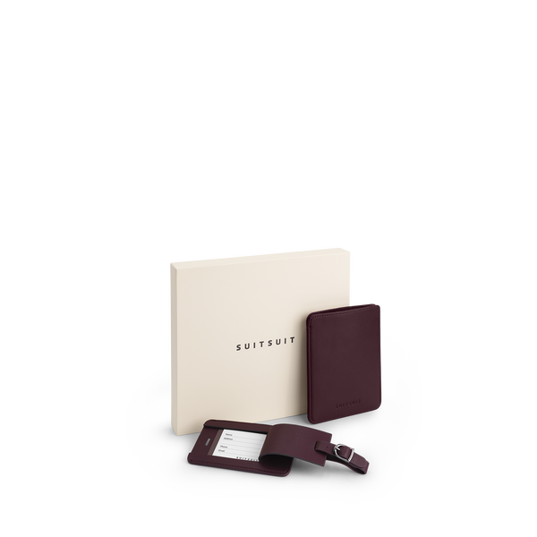 Mystique - Cherry Lacquer - Passport Sleeve & Luggage Tag Large