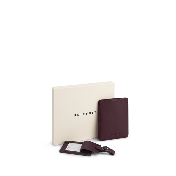 Mystique - Cherry Lacquer - Passport Sleeve & Luggage Tag Medium