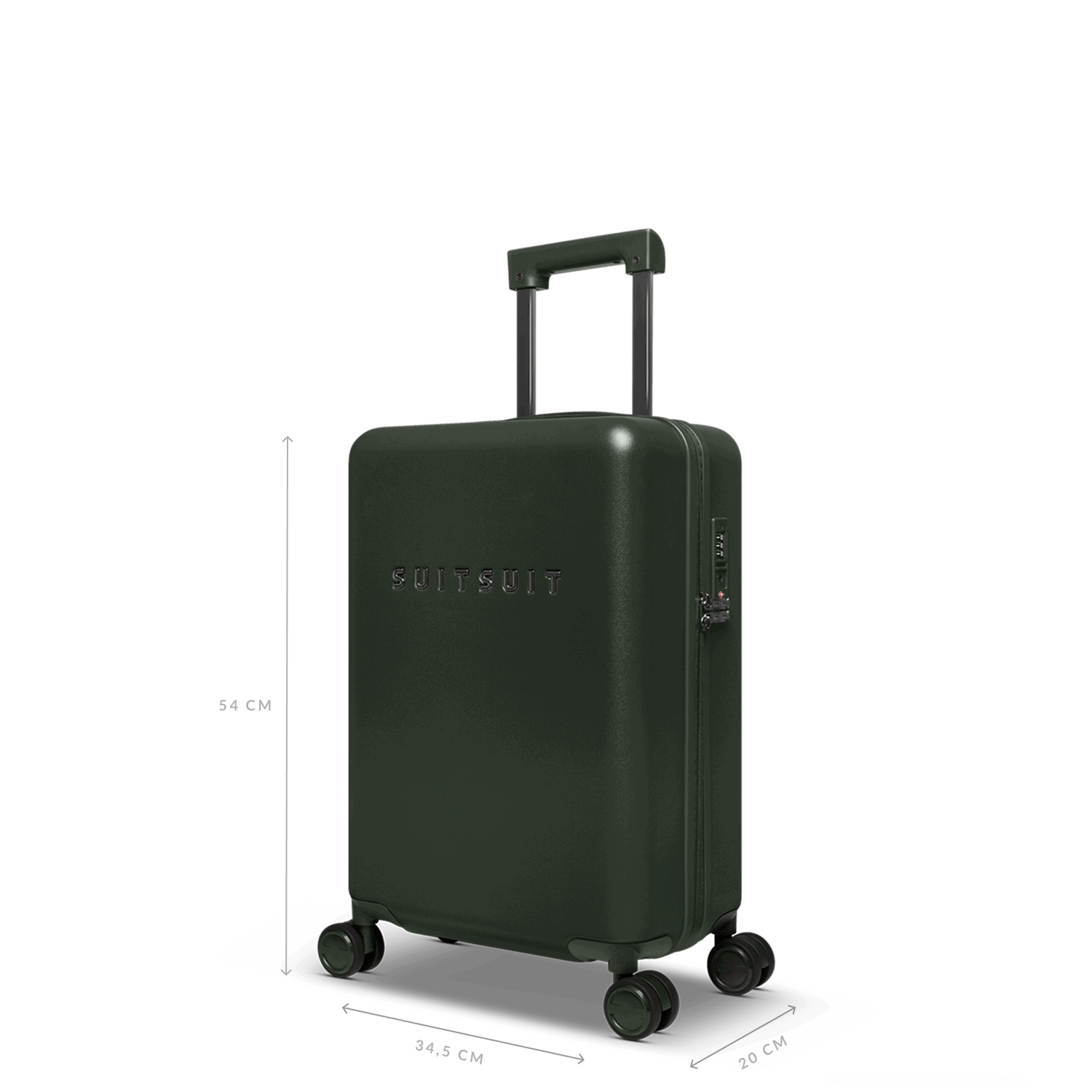 Mystique - Dark Olive - Luggage Set (55/66/76 cm)