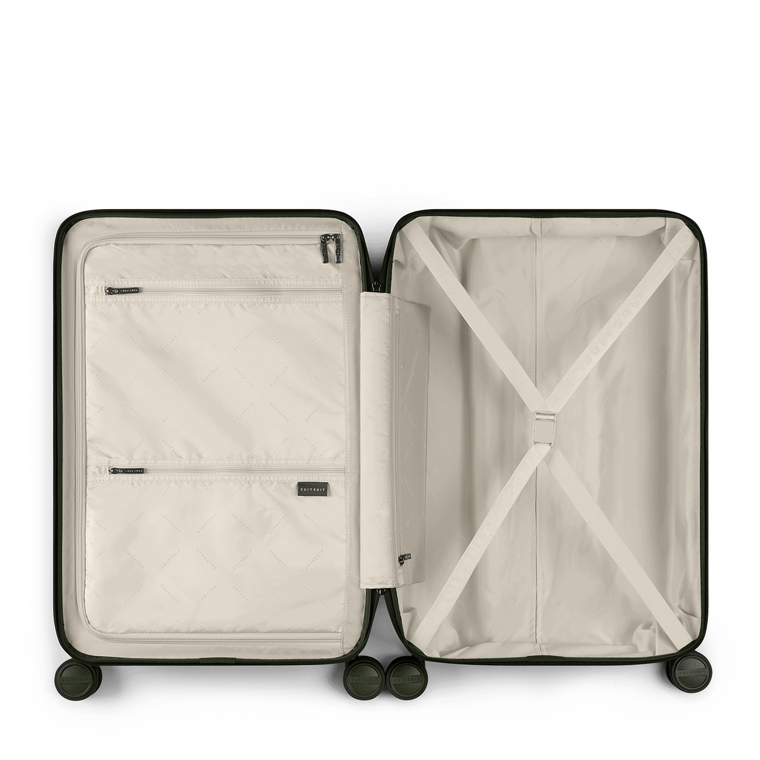 Mystique - Dark Olive - Luggage Set (55/66/76 cm)