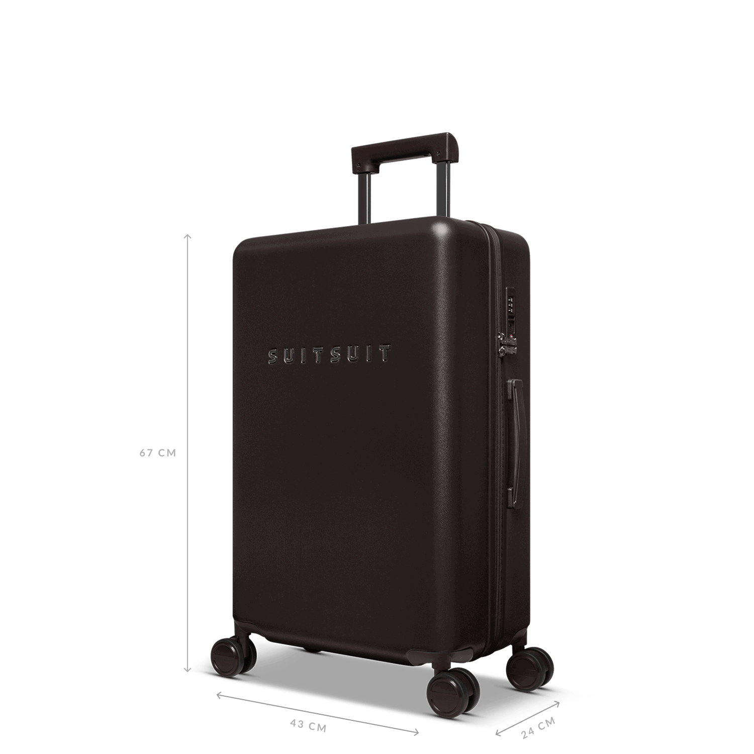 Mystique - Ground Coffee - Luggage Set (55/66/76 cm)