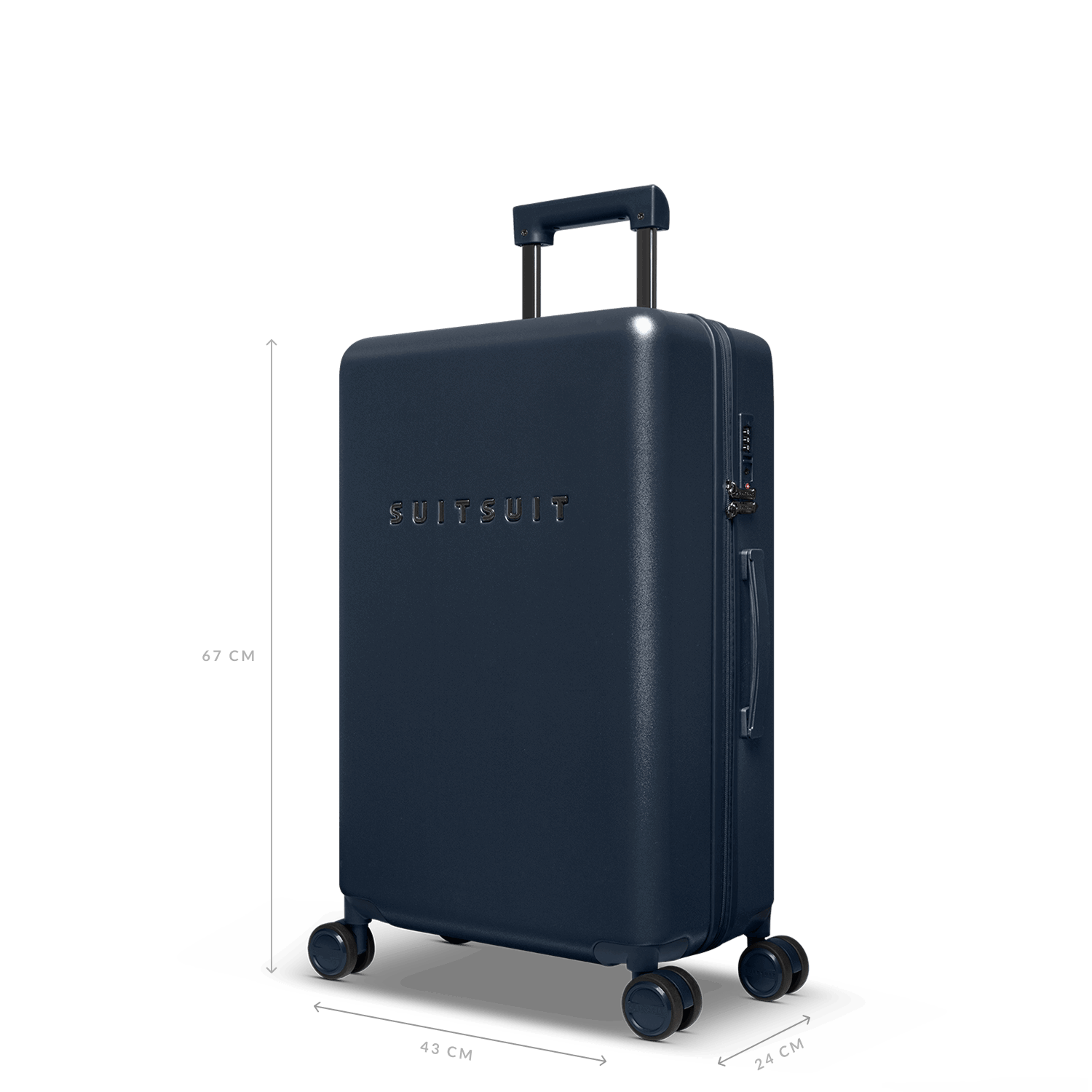 Mystique - Midnight Blue - Luggage Set (55/66/76 cm)