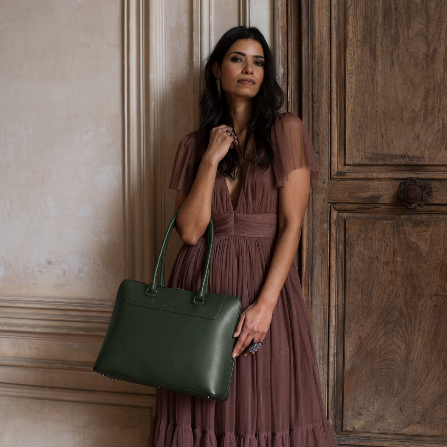 Mystique - Dark Olive - Laptop Bag
