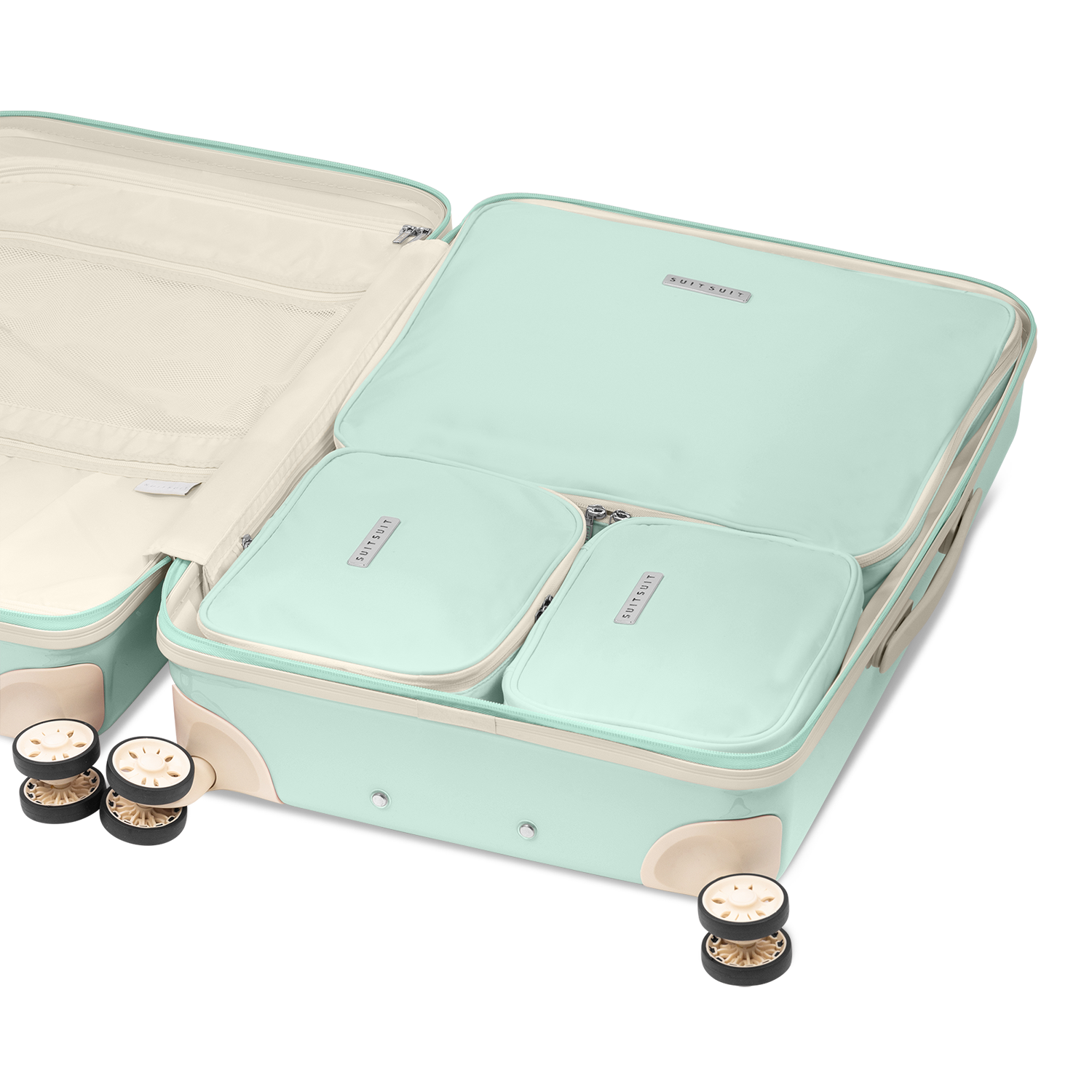 Fabulous Fifties - Luminous Mint - Packing Cube Set (66 cm)