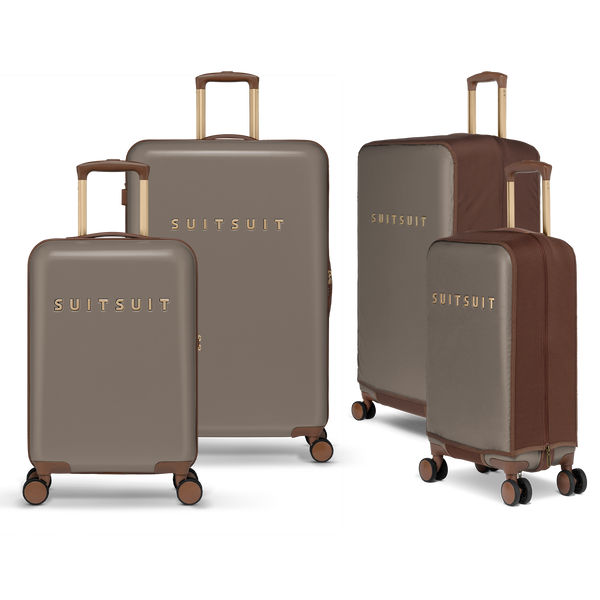 Fab Seventies - Taupe - Safe Travels Set (55/76 CM)