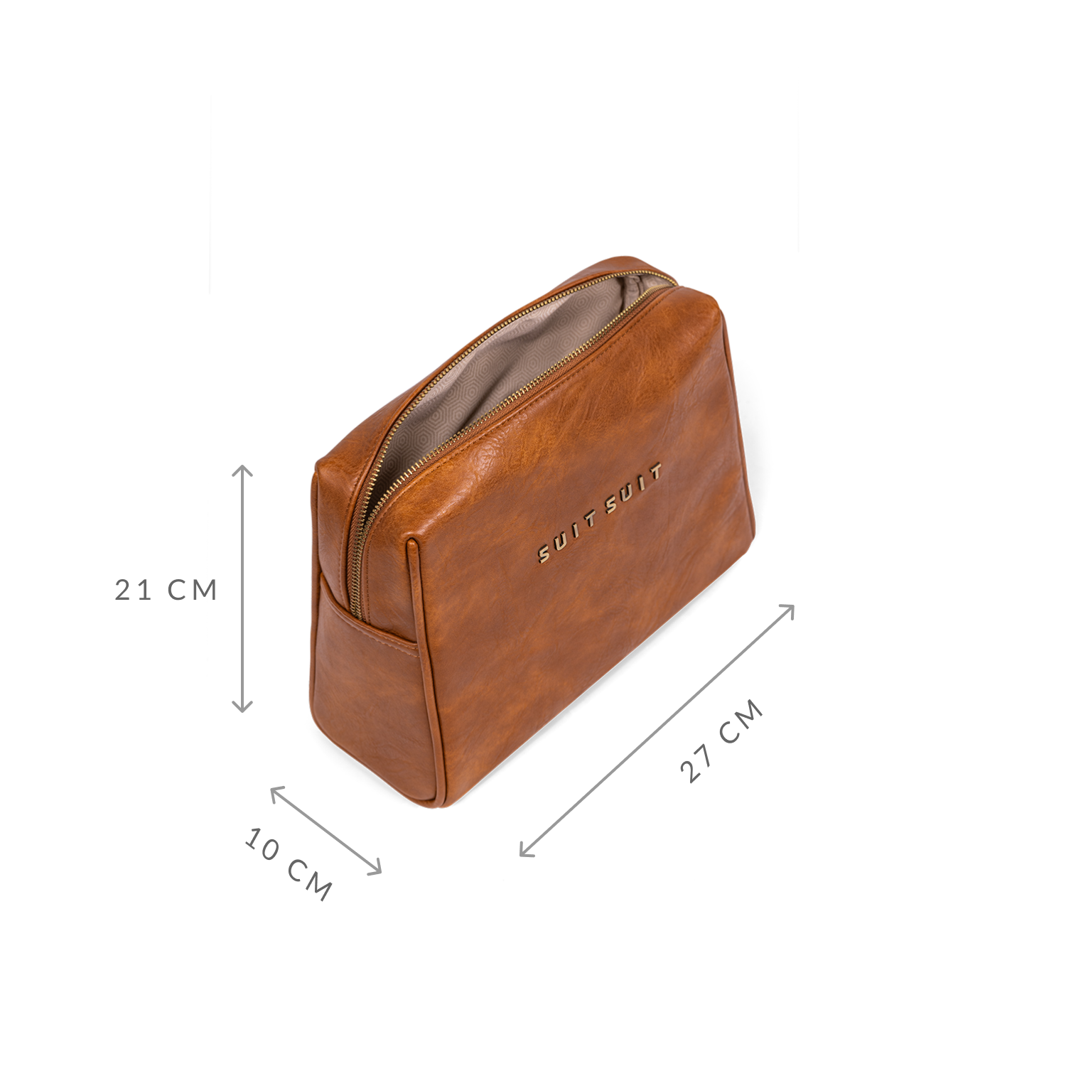 Fab Seventies - Burned Caramel - Toiletry Bag Upright XL