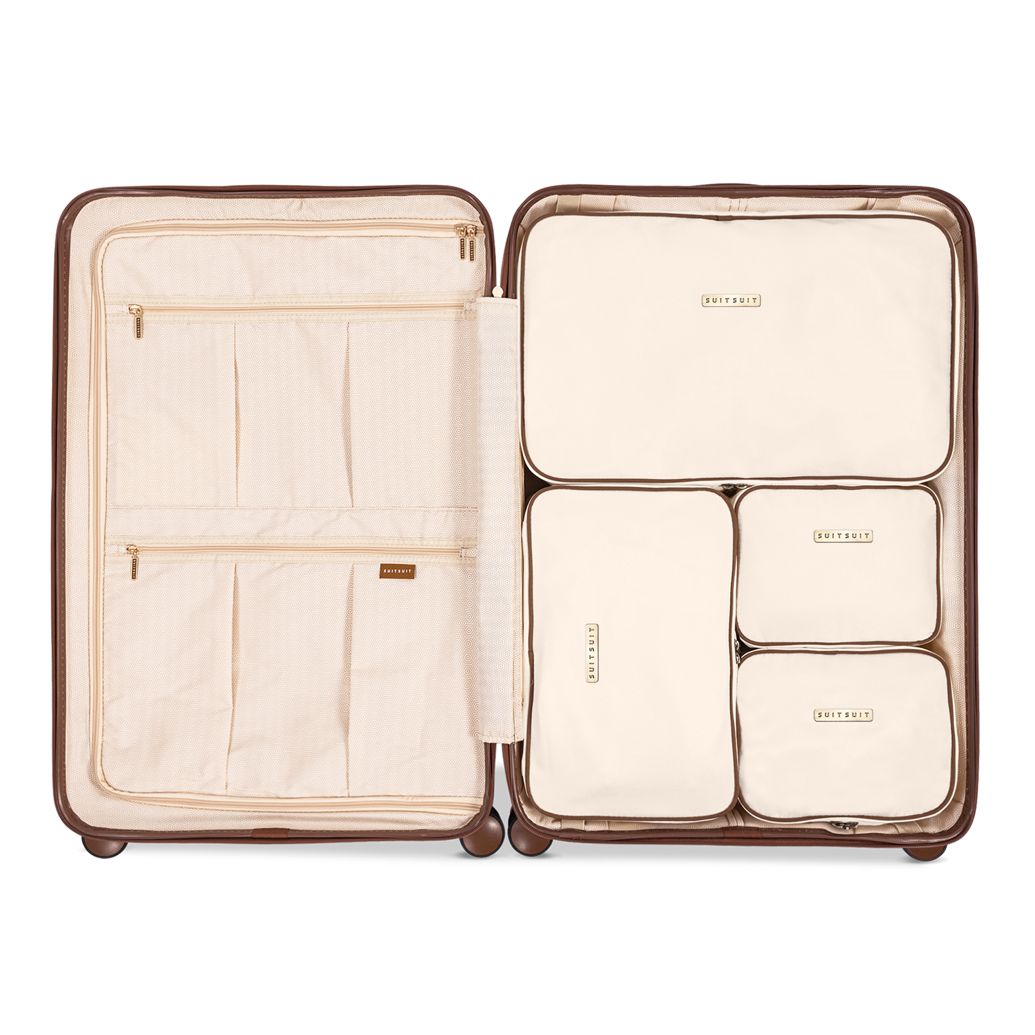 Fab Seventies - Antique White - Packing Cube Set (76 cm)