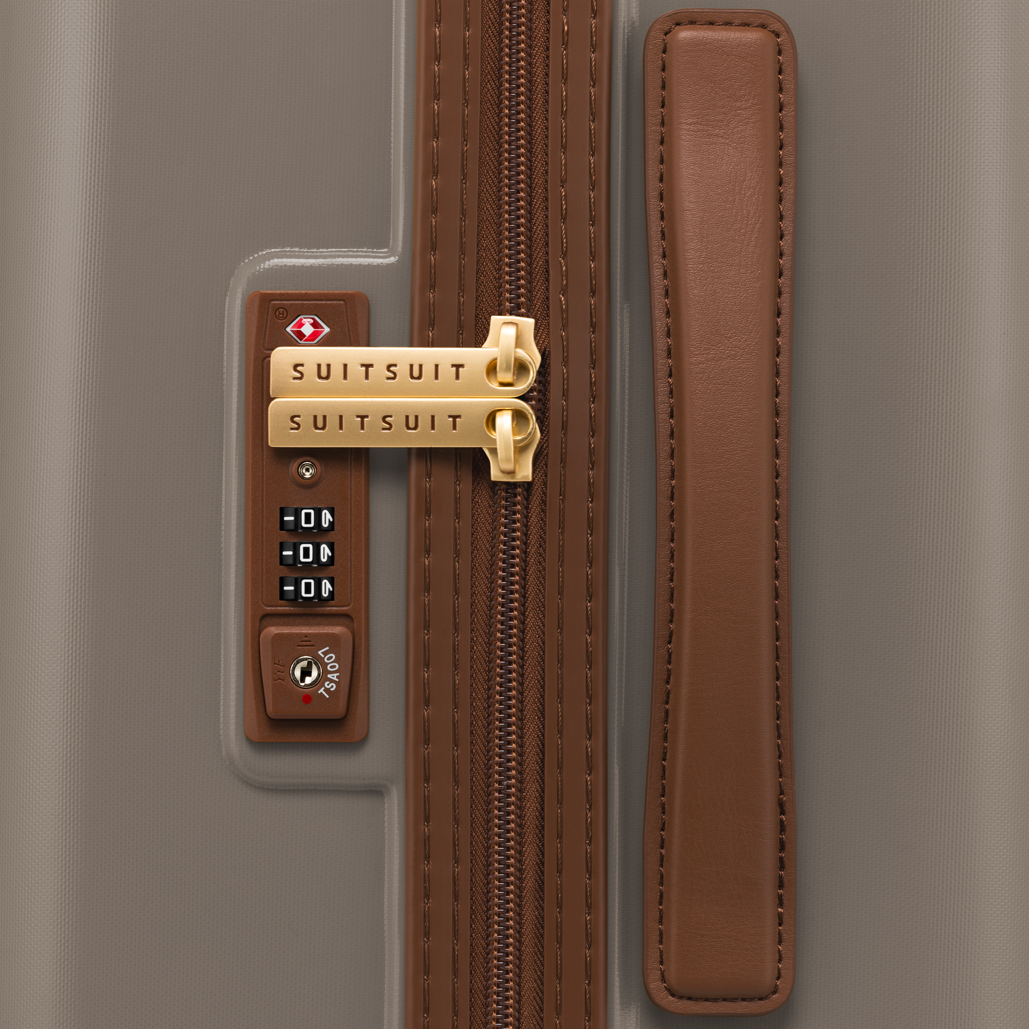 Fab Seventies - Taupe - Check-in (76 cm)